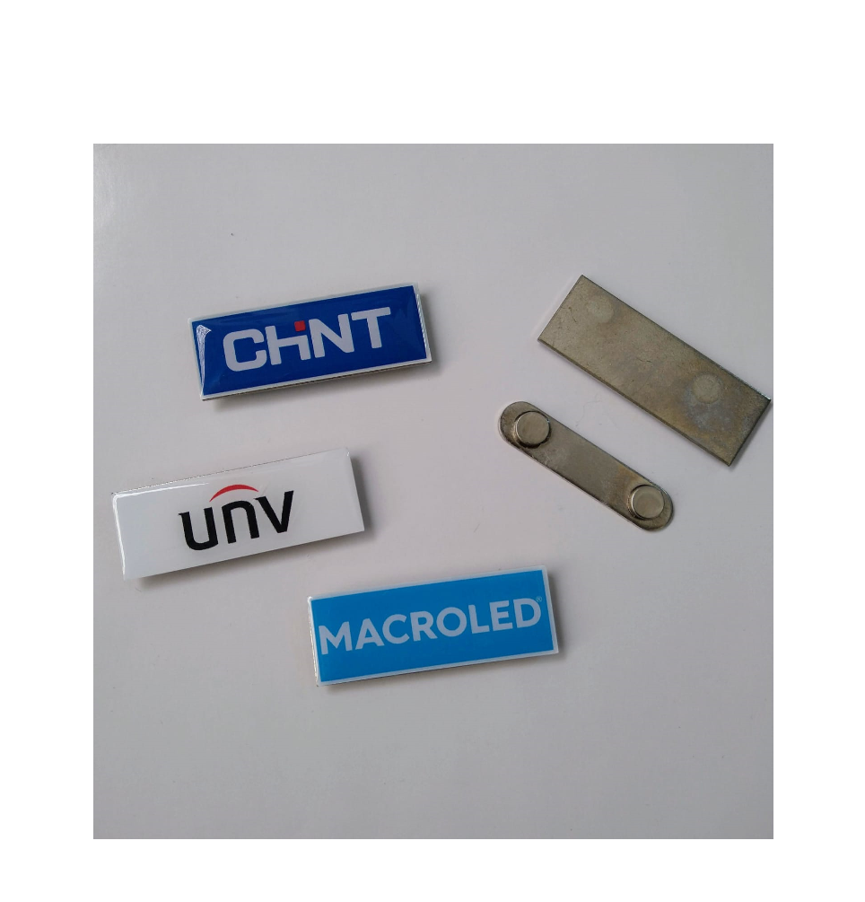 Identificadores Metalicos C/Iman