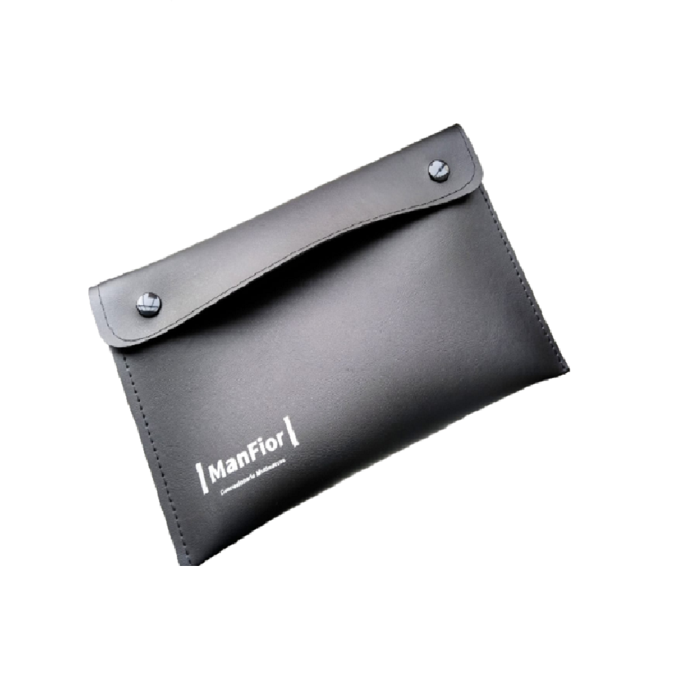 Portadocumento Simil Cuero Dos Broches