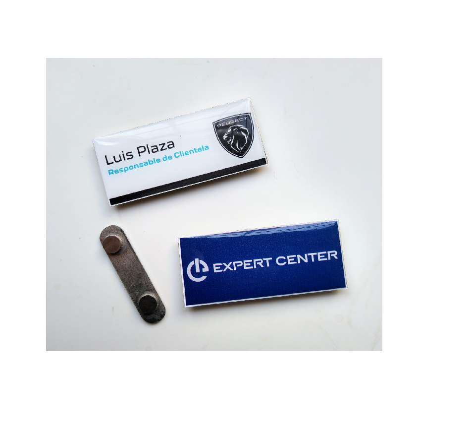 Identificadores Name Tag 70*30 C/Iman