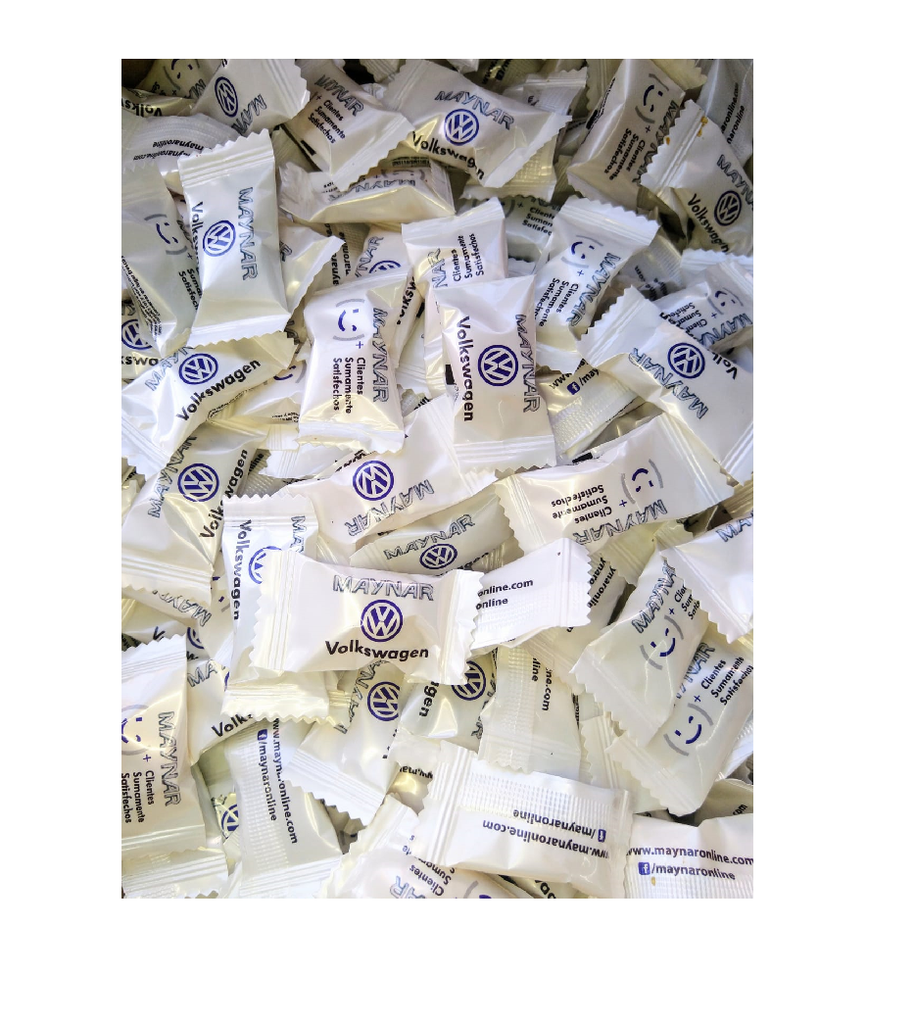 Caramelos publicitarios MAYNAR VW