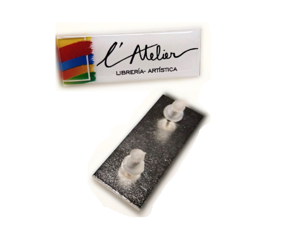 Identificador NameTag Con Snap 55×20