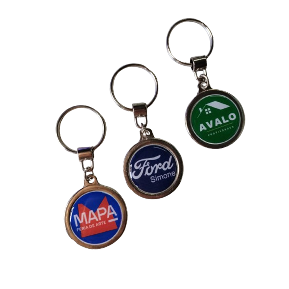 Llavero Metalico con Enganche Reforzado