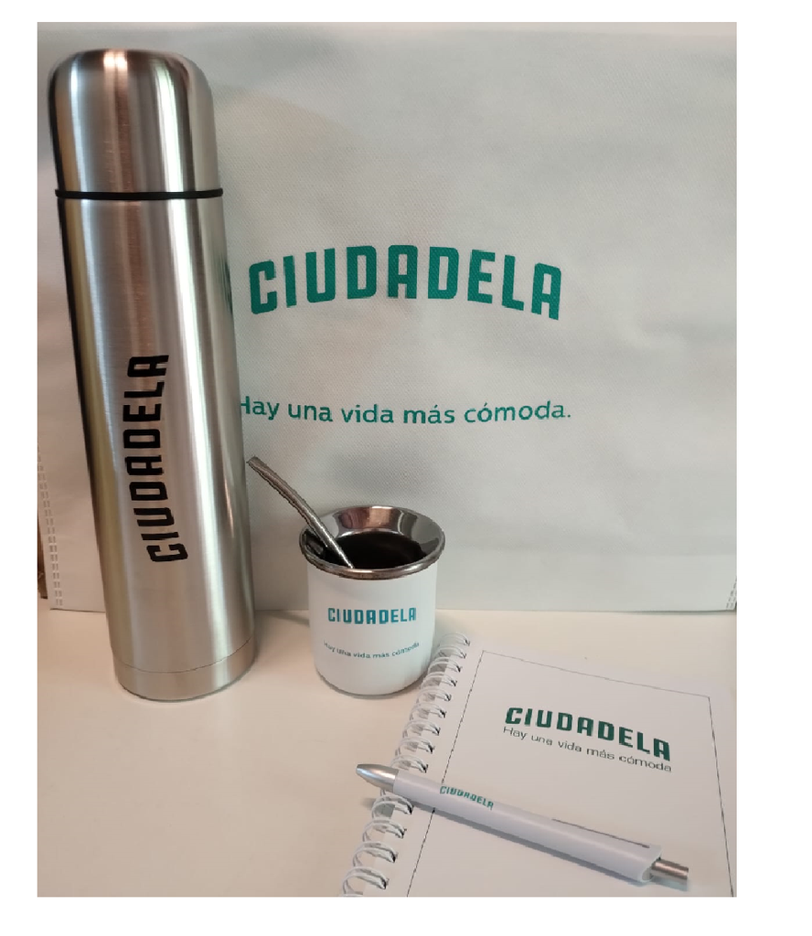 Kit Mate + Cuaderno + Termo CIUDADELA