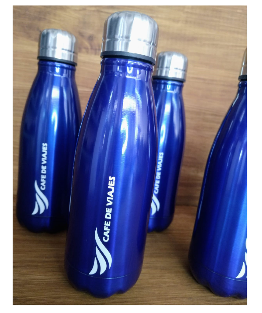 Botellas Metalicas CAFE DE VIAJES